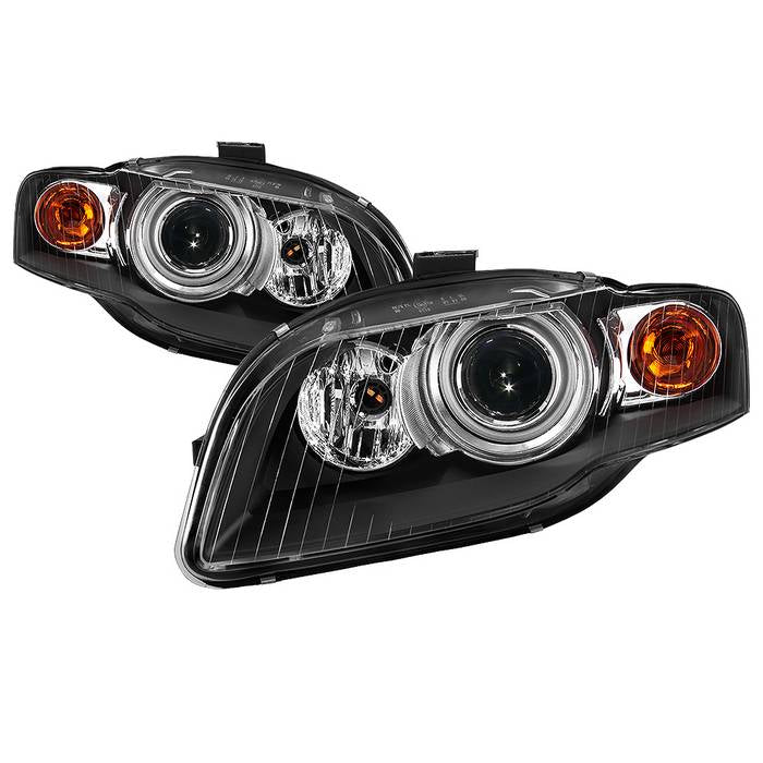 xTune 06-08 Audi A4/S4 Halo Xenon HID Models Only OEM Style Headlights - HD-JH-AA406-HID-BK 9045738