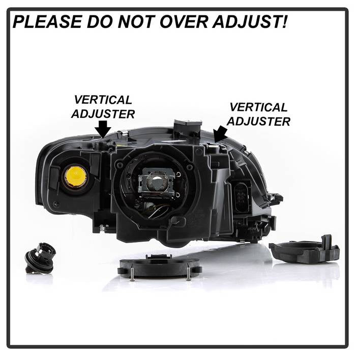 xTune 06-08 Audi A4/S4 Halo Xenon HID Models Only OEM Style Headlights - HD-JH-AA406-HID-BK 9045738