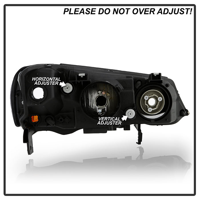 SPYDER xTune Acura TL 2002-2003 HID Model Only OEM Style headlights - Black HD-JH-ATL02-HID-BK 9036347