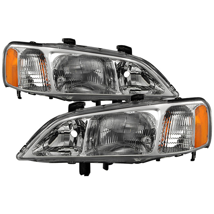 SPYDER Xtune Acura Tl 1999-2001 OEM Style Headlights Chrome HD-JH-ATL99-AM-C 9029530