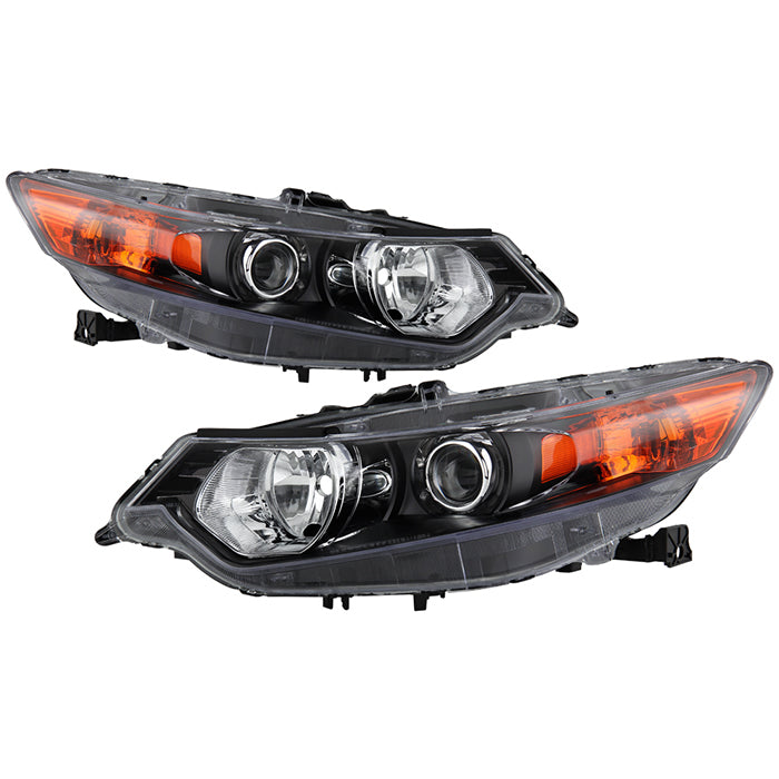 Xtune 09-13 Acura TSX OEM Style HID Headlights - HD-JH-ATSX09-OE-BK 9947223