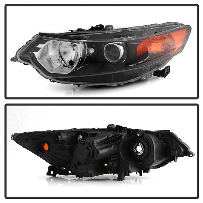 Xtune 09-13 Acura TSX OEM Style HID Headlights - HD-JH-ATSX09-OE-BK 9947223