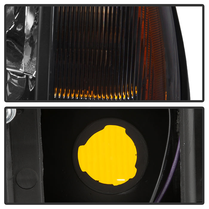 SPYDER Xtune Cadillac Deville 2000-2005 Crystal Headlights Black HD-JH-CADDEV00-AM-BK 5079824