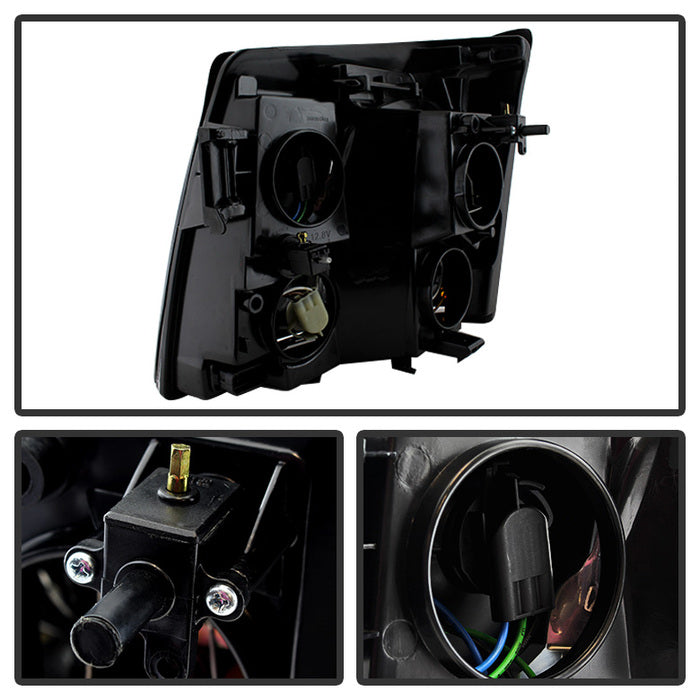 SPYDER Xtune Cadillac Escalade Hid Model Only 2003-2006 OEM Style Headlights Black HD-JH-CAES03-HID-BK 9029592