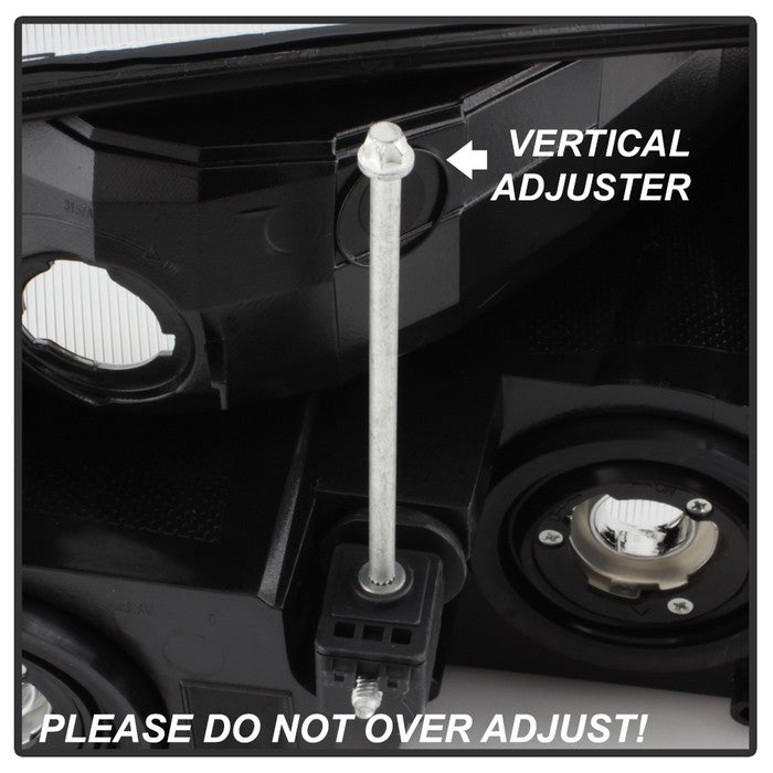 SPYDER xTune 02-06 Chevy Avalanche w/Cladding OEM Bumper Light & Headlights - (BLACK) (HD-JH-CAVA02-SET-BK) 9040641