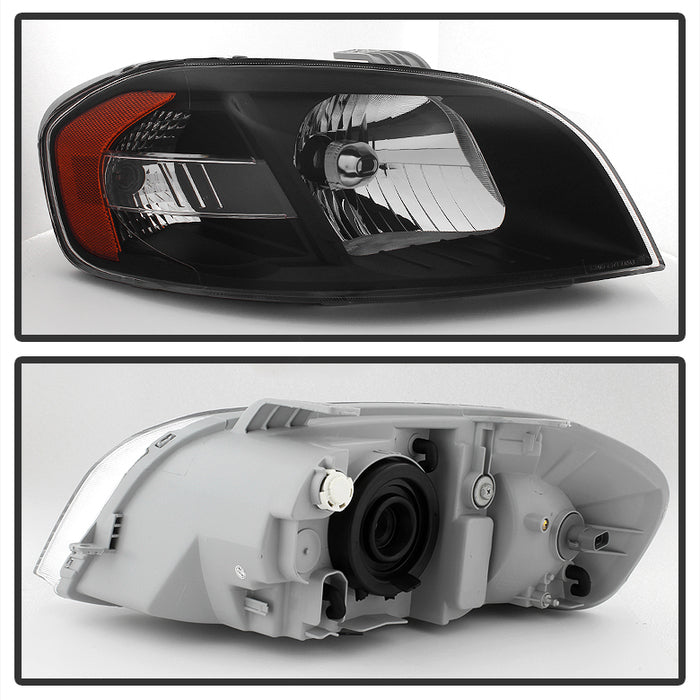 SPYDER xTune Chevy Aveo 07-11 Notchback Model Only OEM Style Headlights - Black HD-JH-CAVEO07-AM-BK 9035081