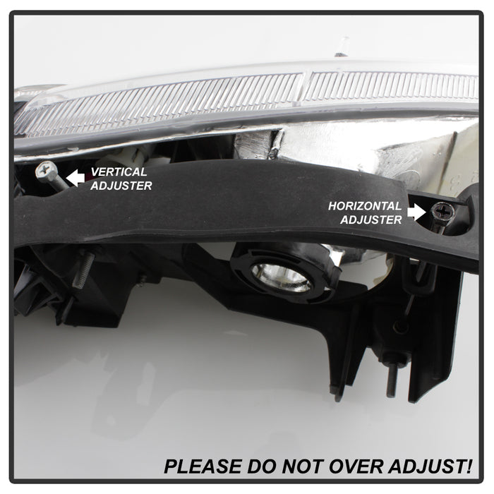SPYDER xTune Chevy Cavalier 00-02 Corner Lamp & Headlights 4pcs set-Chrome HD-JH-CCAV00-SET-C 9036712