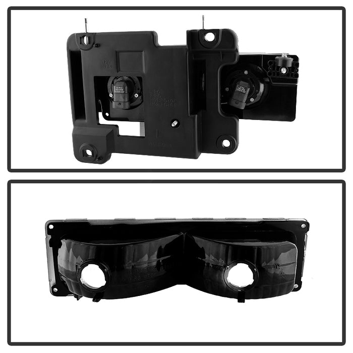 SPYDER Xtune Chevy Suburban 94-98 Headlights w/ Corner & Parking Lights 8pcs - OEM HD-JH-CCK94-OE-C-SET 9034428