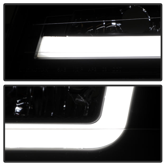 SPYDER xTune 04-12 Chevy Colorado Light Bar Headlights w/Bumper Lights - Black (HD-JH-CCOL04-LB-BK) 9050626
