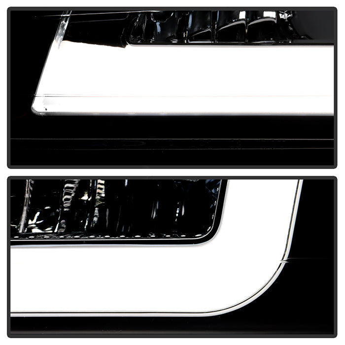SPYDER xTune 04-12 Chevy Colorado Light Bar Headlights w/Bumper Lights - Chrome (HD-JH-CCOL04-LB-C) 9050619