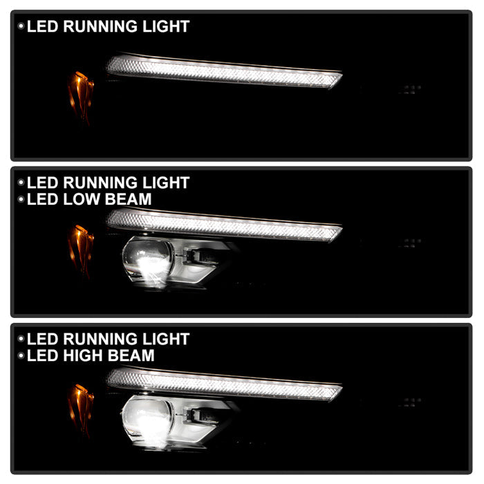 SPYDER xTune 23-25 Chevy Colorado LED Beam Headlight w/Halogen Signal - OE Right (HD-JH-CCOL23-LED-OE-R) 9960260