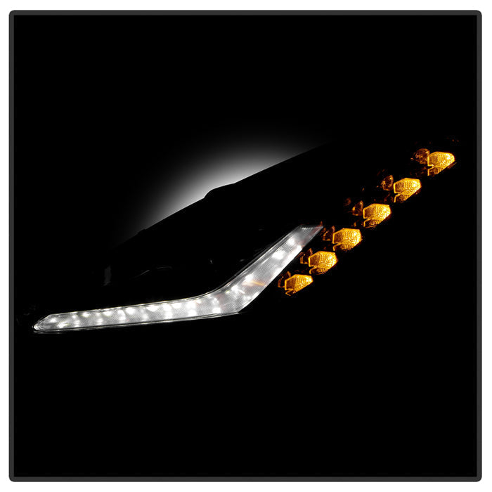 SPYDER xTune 14-18 Chevy Corvette Xenon HID LED DRL Headlight - OE Left (HD-JH-CCORV14-HID-OE-L) 9960161
