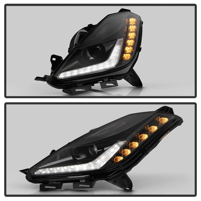 SPYDER xTune 14-18 Chevy Corvette Xenon HID LED DRL Headlight - OE Left (HD-JH-CCORV14-HID-OE-L) 9960161