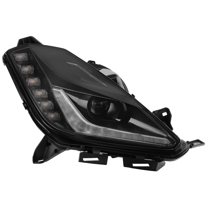 SPYDER xTune 14-18 Chevy Corvette Xenon HID LED DRL Headlight - OE Right (HD-JH-CCORV14-HID-OE-R) 9960178