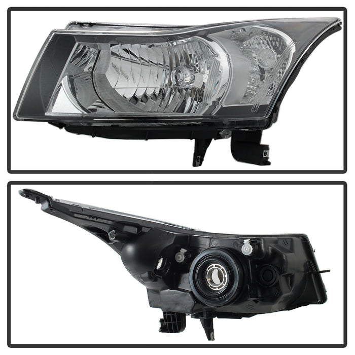 SPYDER xTune Chevy Cruze 11-15 Driver Side Halogen Headlight - OEM L HD-JH-CCRZ11-OE-L 9937088