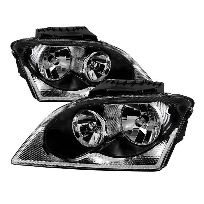 SPYDER Xtune Chrysler Pacifica 04-06 Halogen OEM Style Headlights Black HD-JH-CHRPA04-BK 9029615