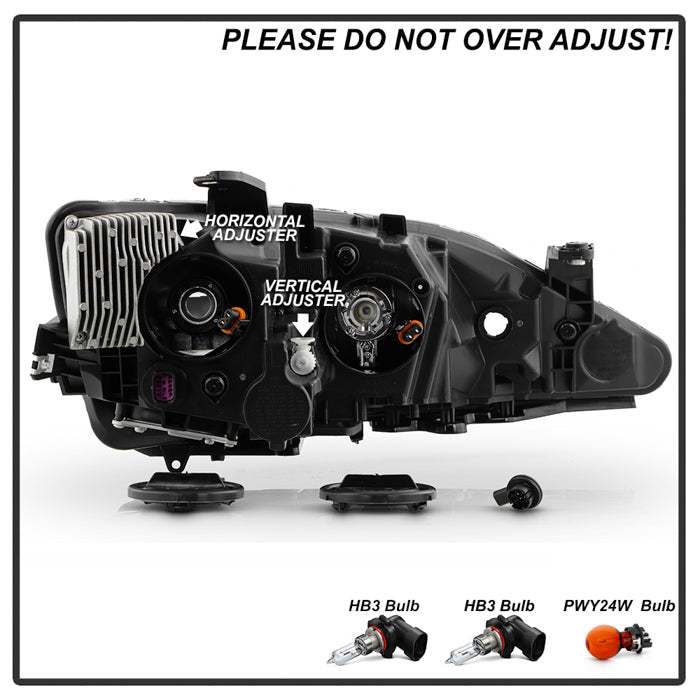 SPYDER xTune 17-20 Chrysler Pacifica Halogen Head Light - OE Left (HD-JH-CHRPA17-DRL-OE-L) 9959219