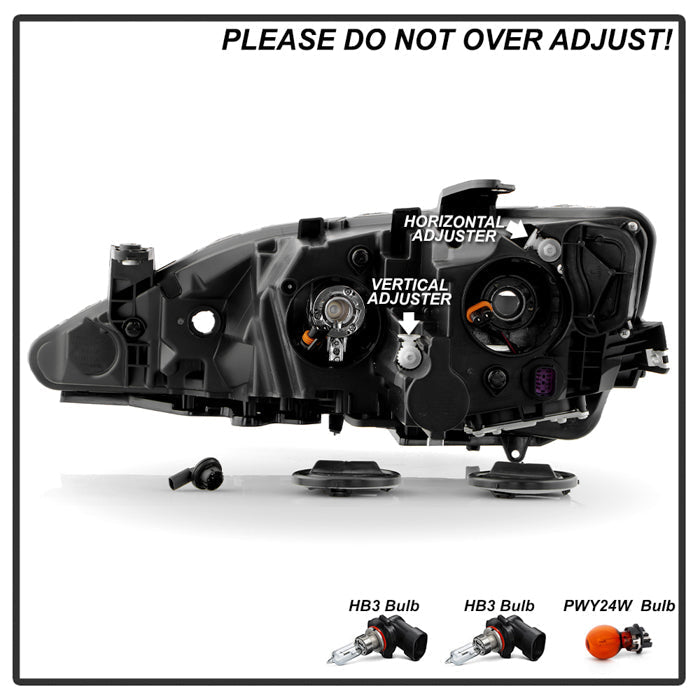 SPYDER xTune 17-20 Chrysler Pacifica Halogen Headlight - OE Right (HD-JH-CHRPA17-OE-R) 9959202