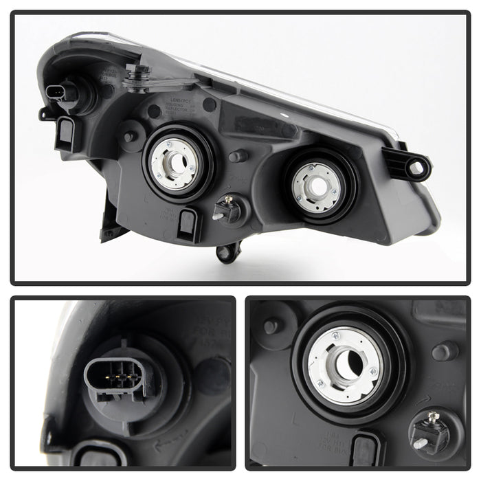SPYDER Xtune Chrysler Sebring 07-10 OEM Style Headlights Chrome HD-JH-CHRSE07-C 9029653