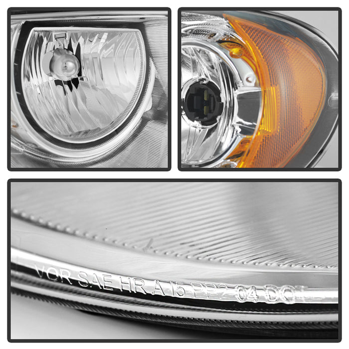 SPYDER Xtune Chrysler Town & Country 05-07 Crystal Headlights Chrome HD-JH-CHRTC05-AM-C 9025280
