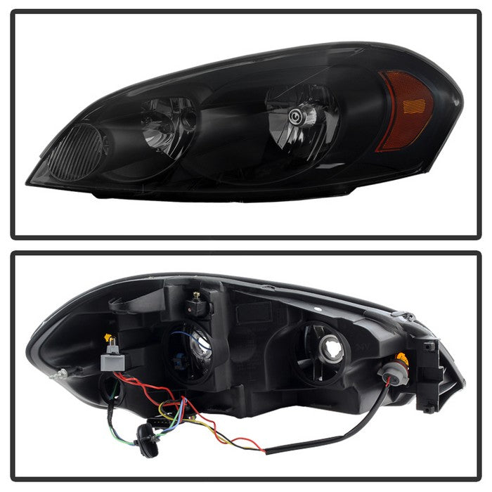 SPYDER Xtune Chevy Impala 06-13 Monte Carlo 06-07 Crystal Headlights Black Smoked HD-JH-CIM06-AM-BSM 9030635