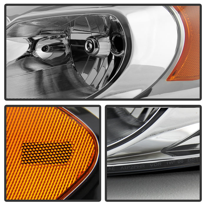 SPYDER Xtune Chevy Impala 06-13 Monte Carlo 06-07 Crystal Headlights Chrome HD-JH-CIM06-AM-C 9026232
