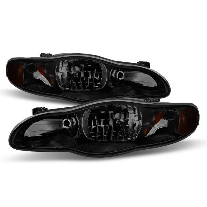 SPYDER Xtune Chevy Monte Carlo 00-05 OEM Style Headlights Black Smoked HD-JH-CMC00-AM-BSM 9028939