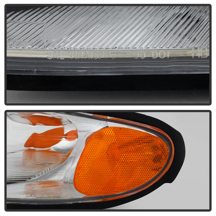 SPYDER Xtune Chevy Monte Carlo 00-05 Crystal Headlights Chrome HD-JH-CMC00-AM-C 9023194