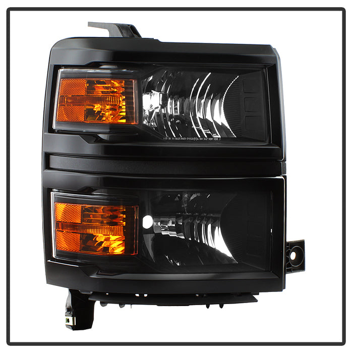 SPYDER xTune Chevy Silverado 14-15 Non-HD Passenger Side Headlight Black - OEM Right HD-JH-CS14-OEBK-R 9040115