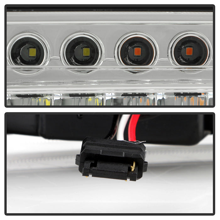 SPYDER Xtune Chevy TahOE 00-06 Headlights w/ LED Bumper Lights Amber Chrome HD-JH-CSIL99-LED-SET-C 5069474