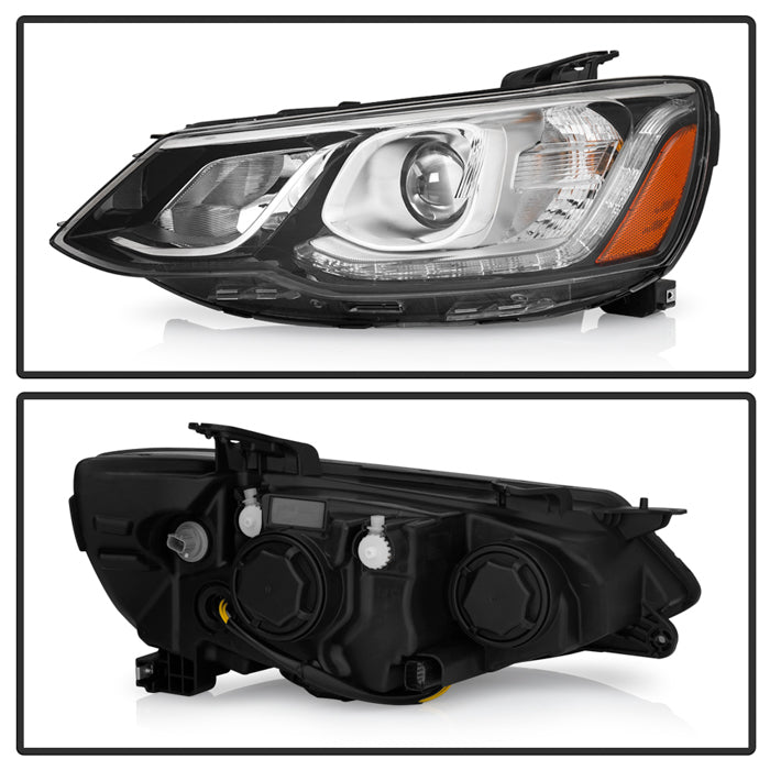 SPYDER xTune 17-20 Chevy Sonic Halogen w/LED DRL Projector Headlight - OE Left (HD-JH-CSON17-OE-L) 9960185
