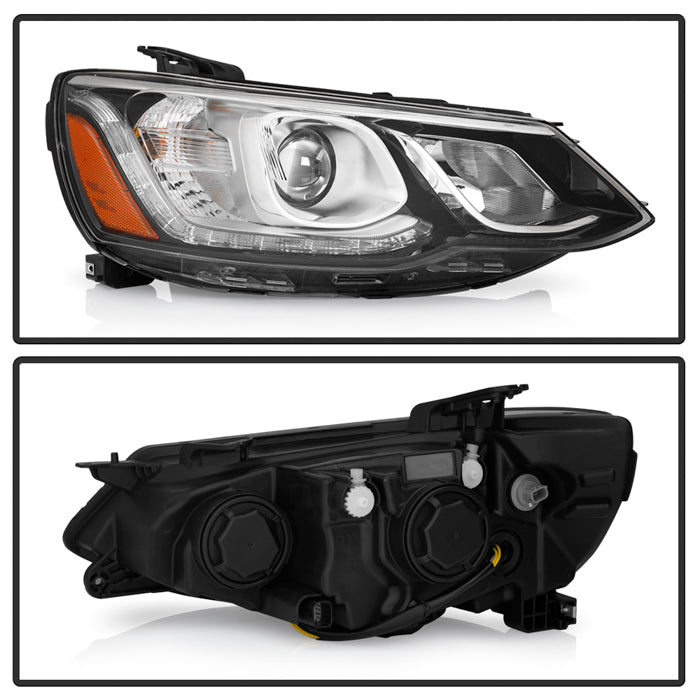 SPYDER xTune 17-20 Chevy Sonic Halogen w/LED DRL Projector Headlight - OE Right (HD-JH-CSON17-OE-R) 9960192