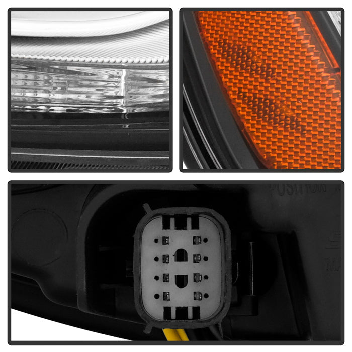 SPYDER xTune 17-20 Chevy Sonic Halogen w/LED DRL Projector Headlight - OE Right (HD-JH-CSON17-OE-R) 9960192