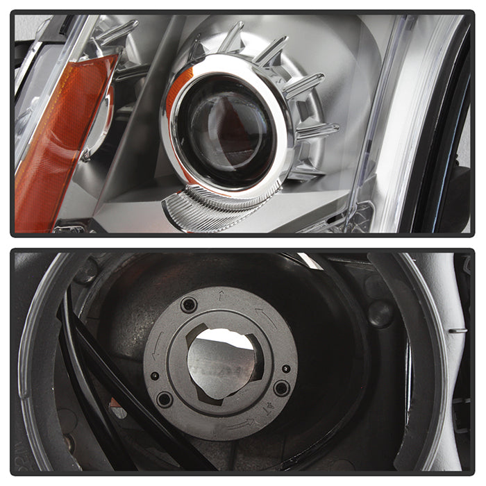 SPYDER xTune 10-14 Cadillac SRX OE Style Halogen Headlights - Chrome (HD-JH-CSRX11-AM-C) 9946547