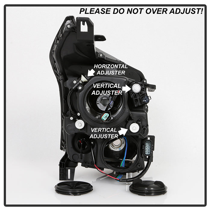 SPYDER xTune 10-14 Cadillac SRX OE Style Halogen Headlights - Chrome (HD-JH-CSRX11-AM-C) 9946547