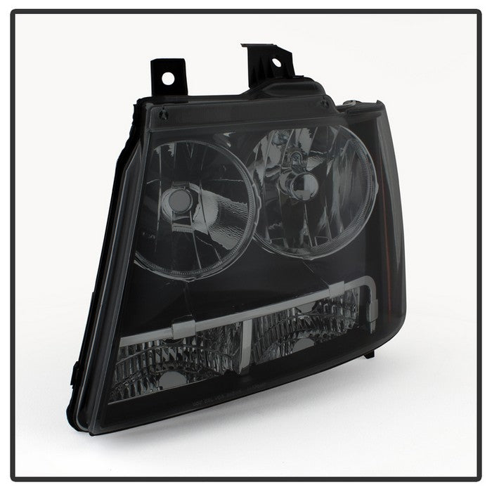 SPYDER Xtune Chevy Suburban 1500/2500 07-14 Crystal Headlights Black Smoked HD-JH-CSUB07-AM-BSM 9030284