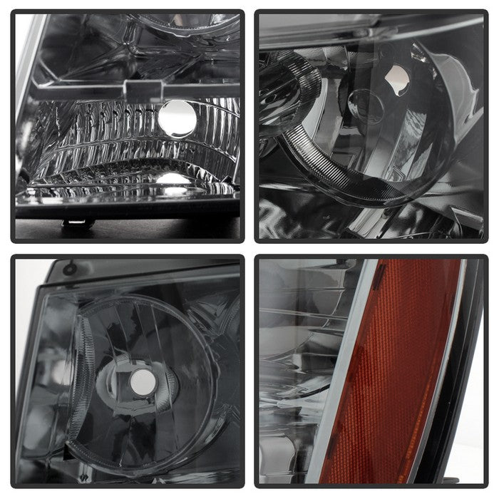 SPYDER Xtune Chevy Suburban 1500/2500 07-14 Crystal Headlights Smoke HD-JH-CSUB07-AM-SM 9022784