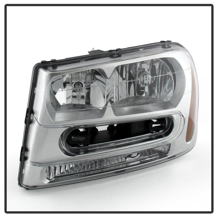 SPYDER Xtune Chevy Trailblazer 02-09 Crystal Headlights Chrome HD-JH-CTB02-AM-C 9023545