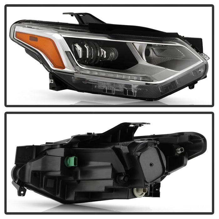 SPYDER 18-21 Chevy Traverse Full LED (Signal / Side Marker Halogen) Headlight - OE Right 9956270