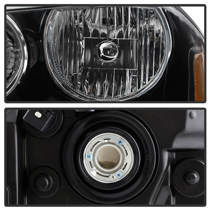SPYDER Xtune Dodge Avenger 08-14 Crystal Headlights Black HD-JH-DA08-AM-BK 9025297