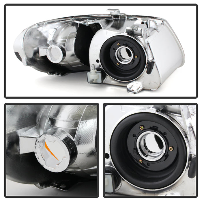 SPYDER Xtune Chrysler Voyager & Grand Voyager 01-03 Crystal Headlights Chrome HD-JH-DCA01-AM-C 9024894