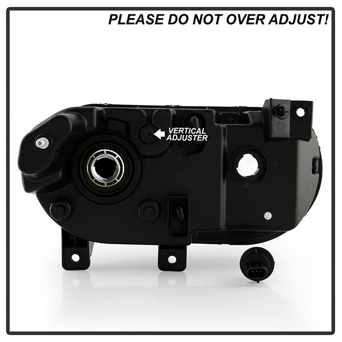 SPYDER Xtune Dodge Challenger 08-13 Halogen Only (Does Not Fit Hid Model) Headlights Black HD-JH-DCHAL08-BK 9026317