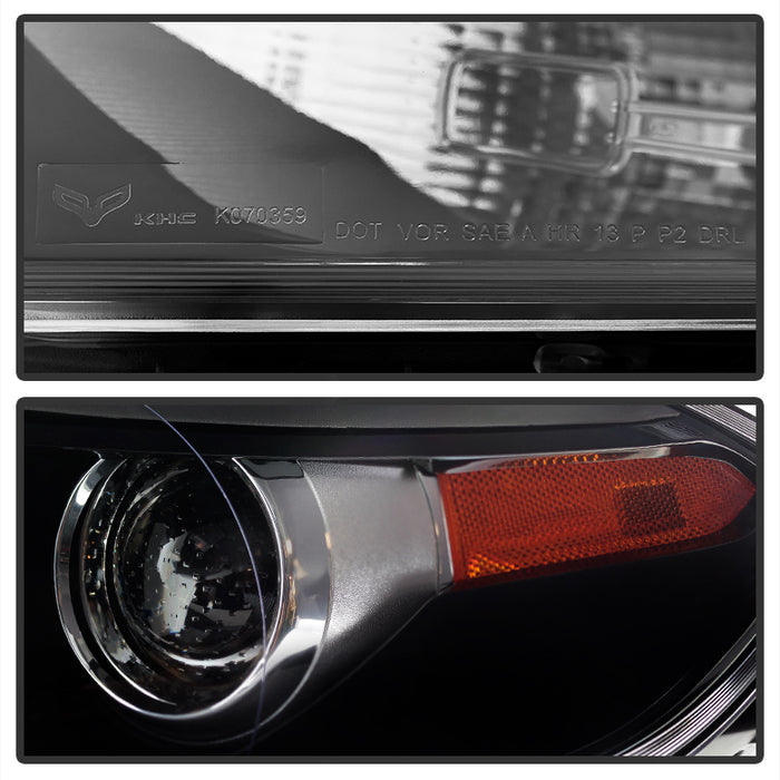 SPYDER xTune Dodge Dart 13-15 Driver Side Projector Headlight - OEM Left - Black HD-JH-DDART13-H-OE-L 9035159