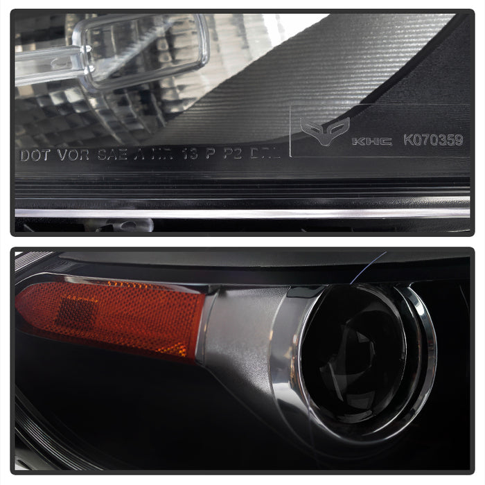 SPYDER xTune Dodge Dart 13-15 Passenger Side Projector Headlight -OEM Right - Black HD-JH-DDART13-HID-OE-R 9035142