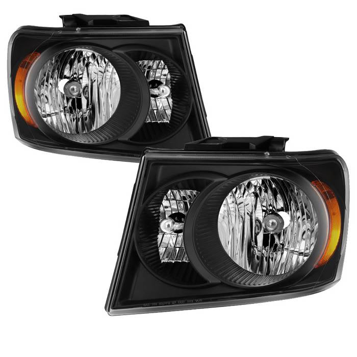 SPYDER xTune 07-09 Dodge Durango OEM Style Headlights - Black (HD-JH-DDU07-AM-BK) 9042577