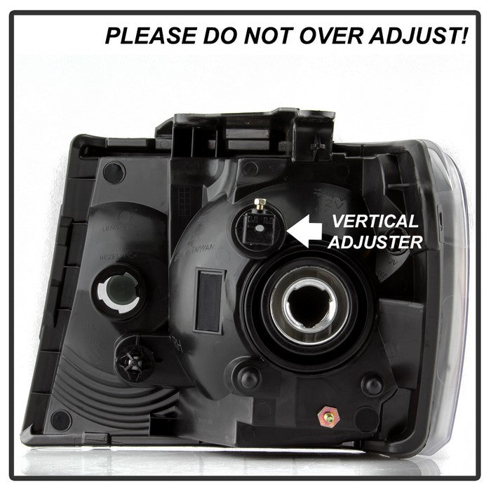 SPYDER xTune 07-09 Dodge Durango OEM Style Headlights - Black (HD-JH-DDU07-AM-BK) 9042577