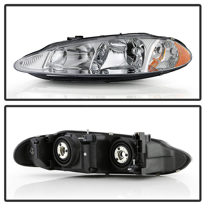 SPYDER Xtune Dodge Intrepid 98-04 Crystal Headlights Chrome HD-JH-DIN98-AM-C 9025358