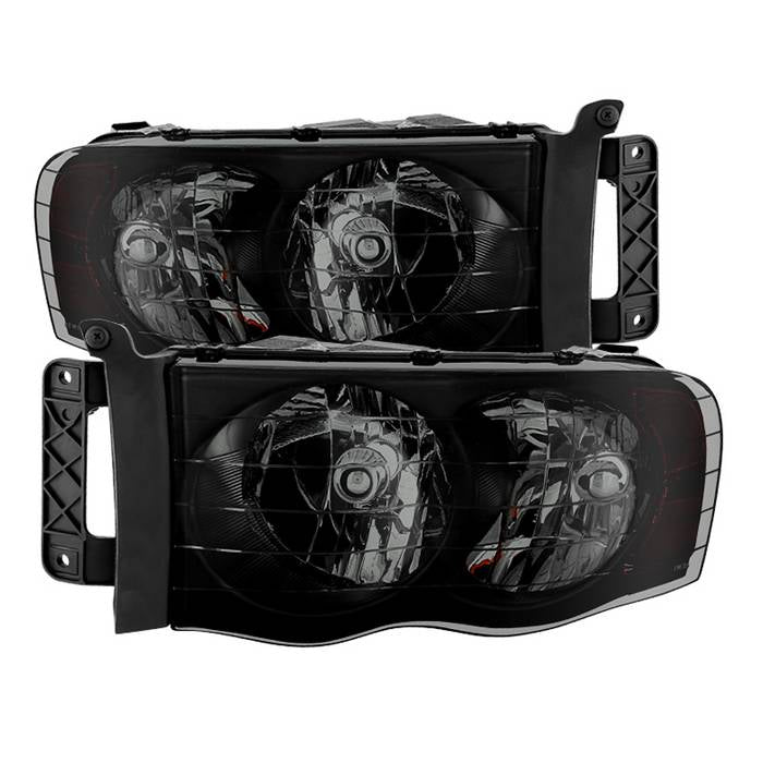 SPYDER Xtune Dodge Ram 1500 02-05 Amber Crystal Headlights HD-JH-DR02-AM-BSM 9030352