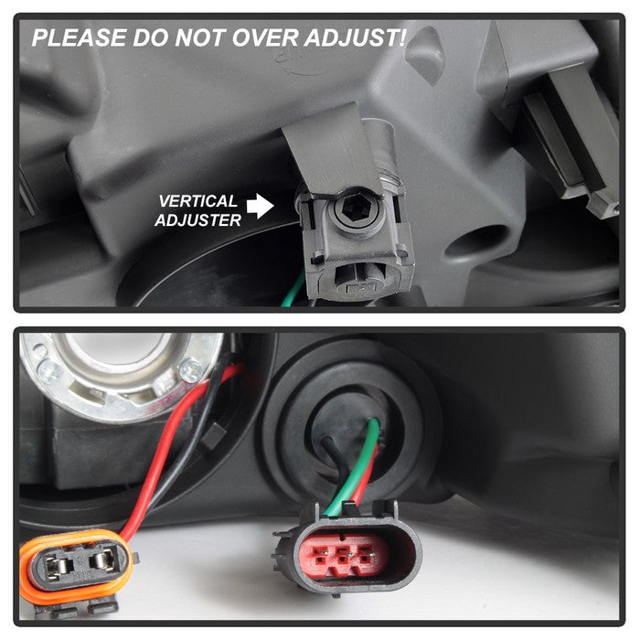 SPYDER xTune Dodge Ram 1500 09-17 (Non-LED) OEM Style Headlights - Black Smoked HD-JH-DR09-QU-BSM 9040207
