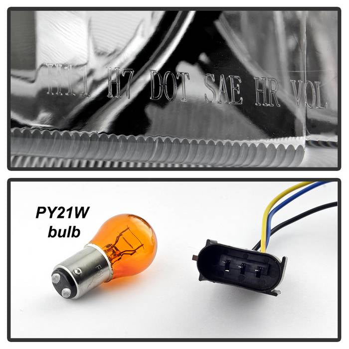 SPYDER xTune 05-07 Ford Escape Passenger Side Halogen Headlight - OEM Right (HD-JH-FESCA05-OE-R) 9943362